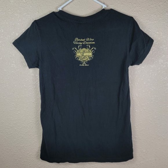 Harley Davidson Woman's Tee Shirt Black Sz M - Picture 3 of 6